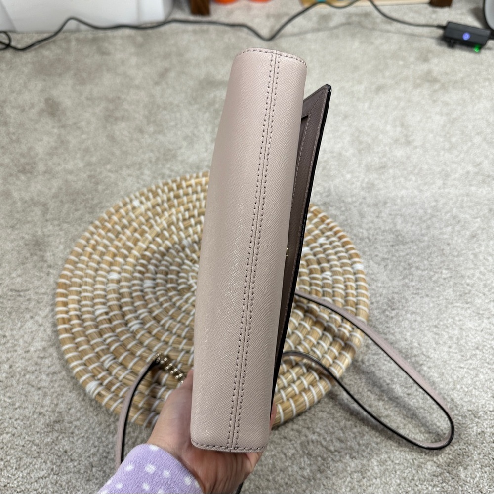 NWT Kate Spade Tilden Place Alek Crossbody Bag Soft Saffiano Leather Plum Dawn - Picture 11 of 16